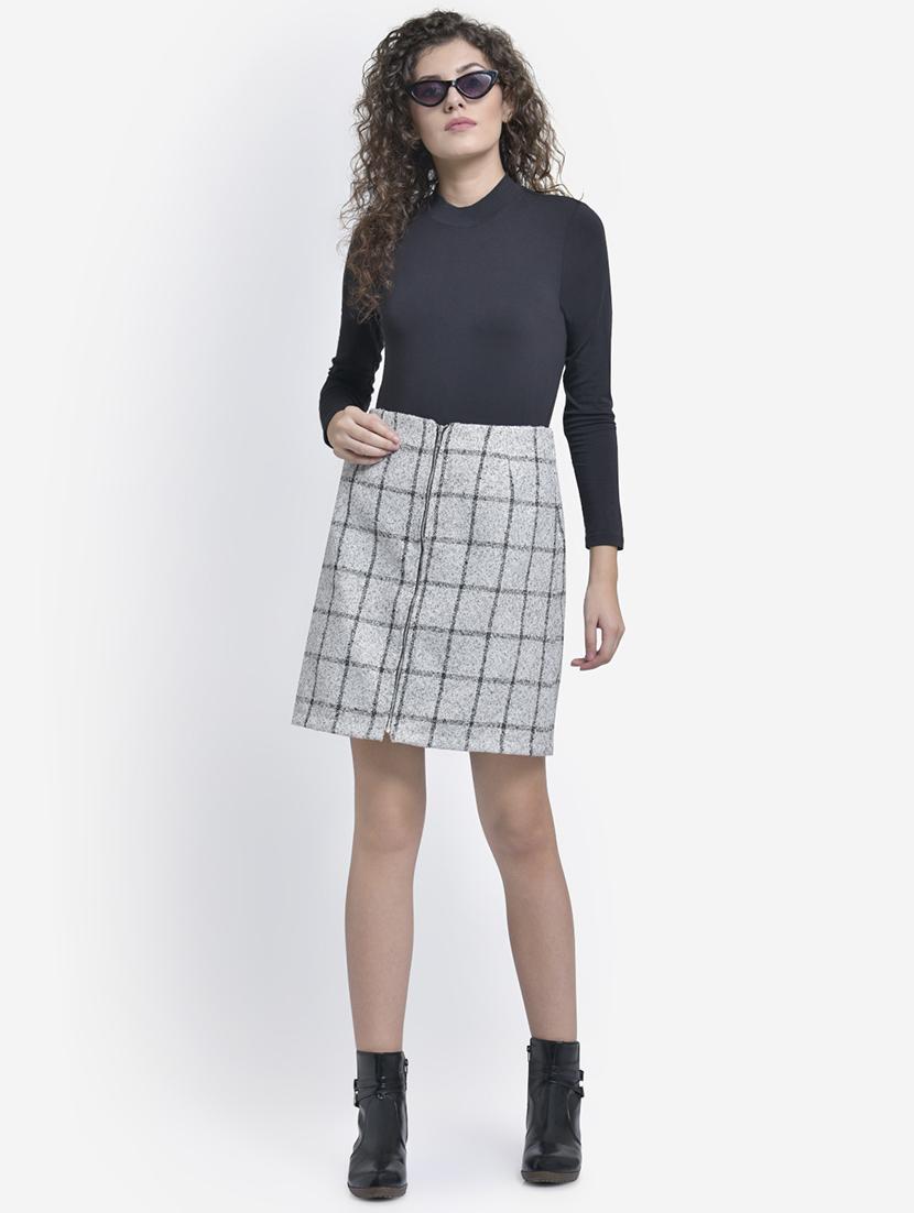 high rise a-line wool skirt - 16724657 - Zoom Image - 4