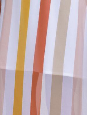 round neck striped a-line dress - 16724783 - Standard Image - 4
