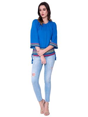 solid a-line kurti - 16724874 - Standard Image - 4