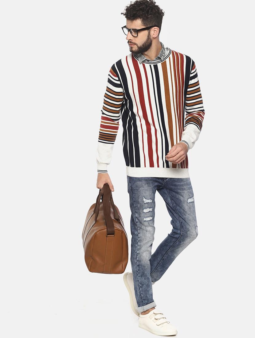 multi colored striped pullover - 16724936 - Zoom Image - 4