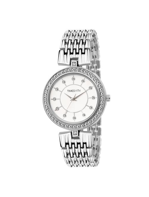 timesmith white dial silver stainless steel strap analog watch for women tsc-048ktd1 - 16724969 - Standard Image - 1