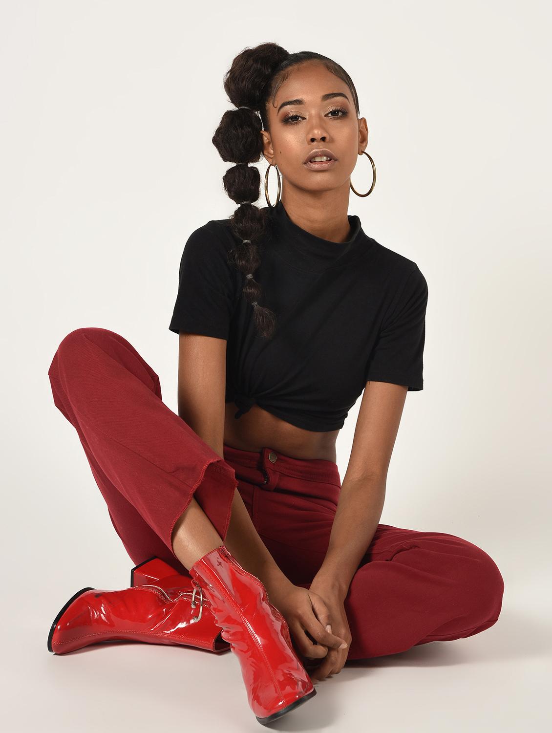 high rise bootcut jeans - 16725696 - Zoom Image - 4