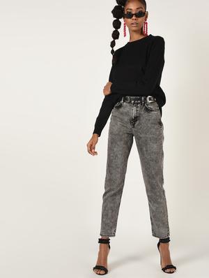 high rise acid washed jeans - 16725721 - Standard Image - 4