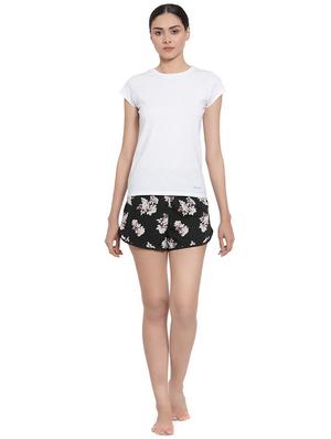 high rise floral shorts - 16725879 - Standard Image - 4