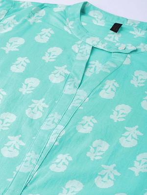 floral straight kurta - 16725963 - Standard Image - 4