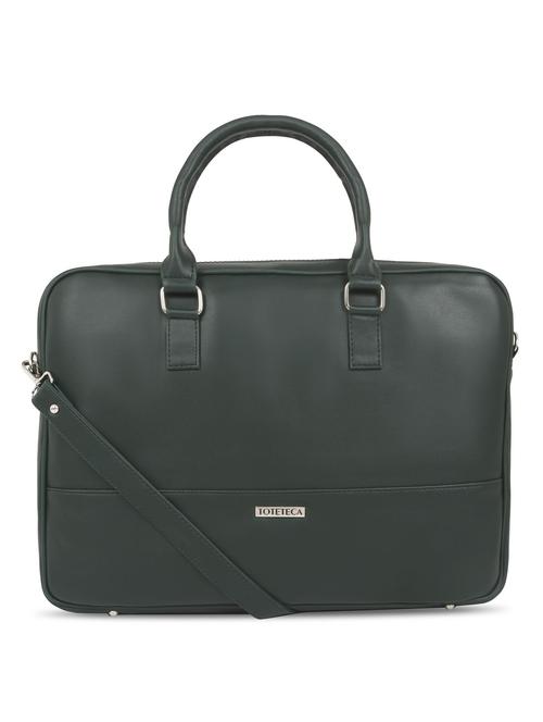 green leatherette laptop laptop bag - 16726204 - Standard Image - 1