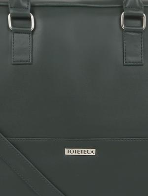 green leatherette laptop laptop bag - 16726204 - Standard Image - 4