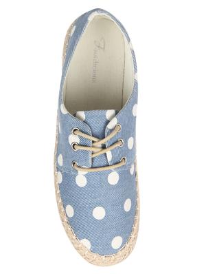 blue lace-up casual shoes - 16726217 - Standard Image - 4
