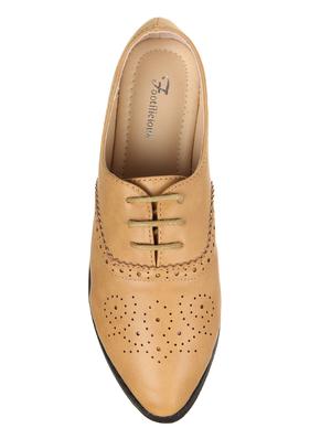 brown lace-up formal shoes - 16726222 - Standard Image - 4