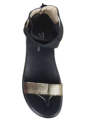 metallic closed back sandals - 16726262 - Standard Image - 4