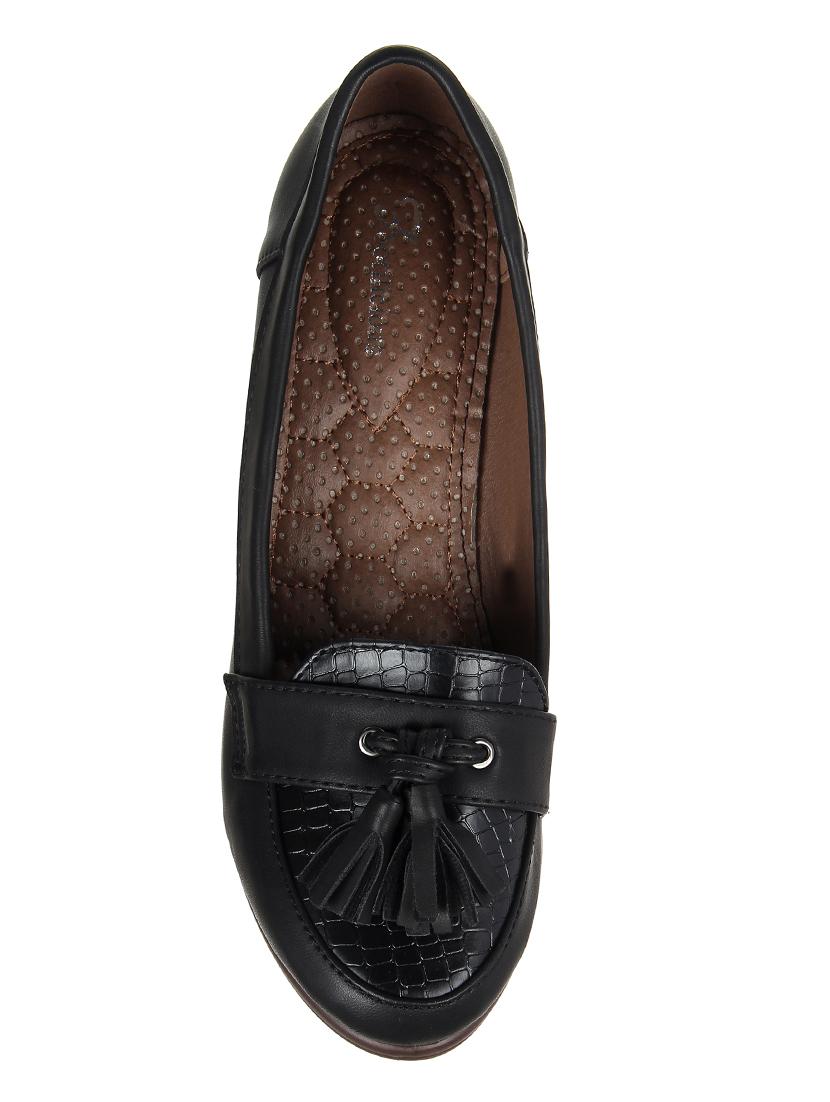 black slip on wedges - 16726436 - Zoom Image - 4