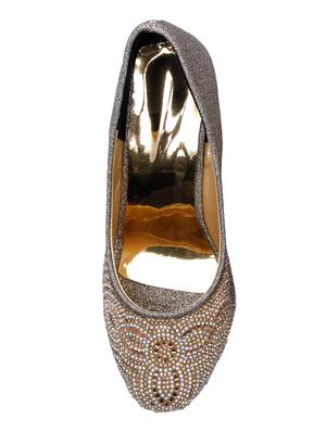metallic slip on pumps - 16726444 - Standard Image - 4
