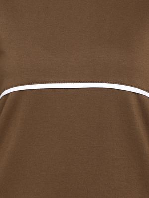 round neck contrast piped pullover - 16726868 - Standard Image - 4