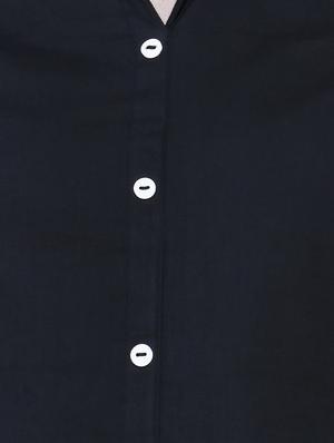 solid asymmetric kurta - 16727096 - Standard Image - 4