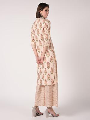 floral kurta palazzo set - 16728279 - Standard Image - 4