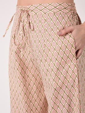 floral kurta palazzo set - 16728279 - Standard Image - 7