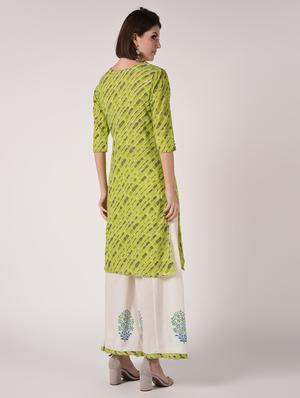 printed kurta palazzo set - 16728280 - Standard Image - 4