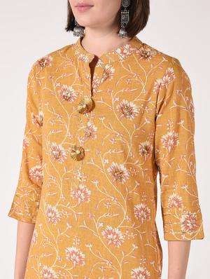 floral print kurta palazzo set - 16728284 - Standard Image - 4