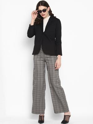 lapel neck long sleeved jacket - 16729224 - Standard Image - 4