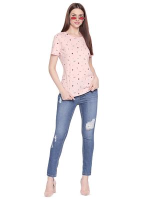 high rise distressed jeans - 16729853 - Standard Image - 4
