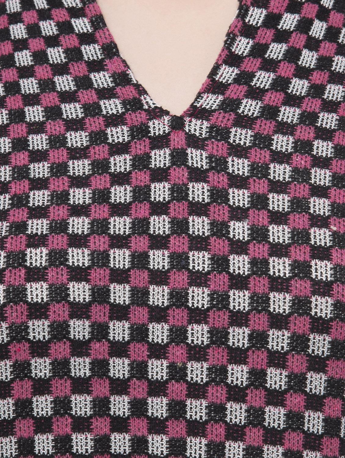 checkered woolen kurti - 16729880 - Zoom Image - 4