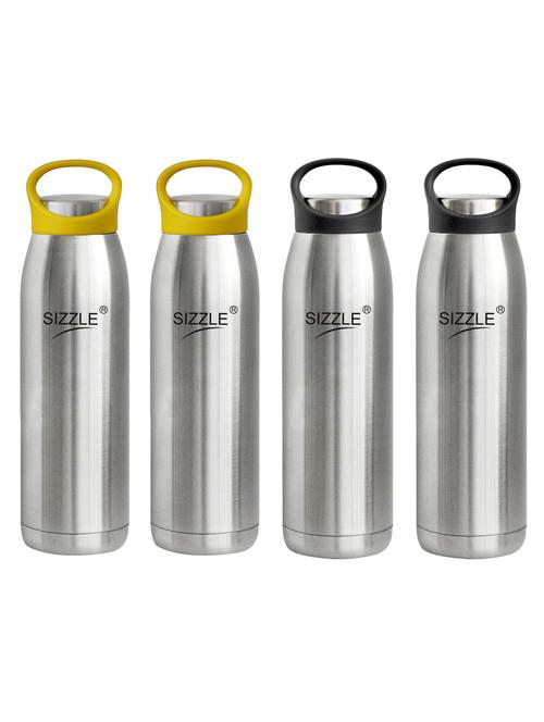 sizzle stainless steel leak proof water bottle set of 4 - 16730749 - Standard Image - 1