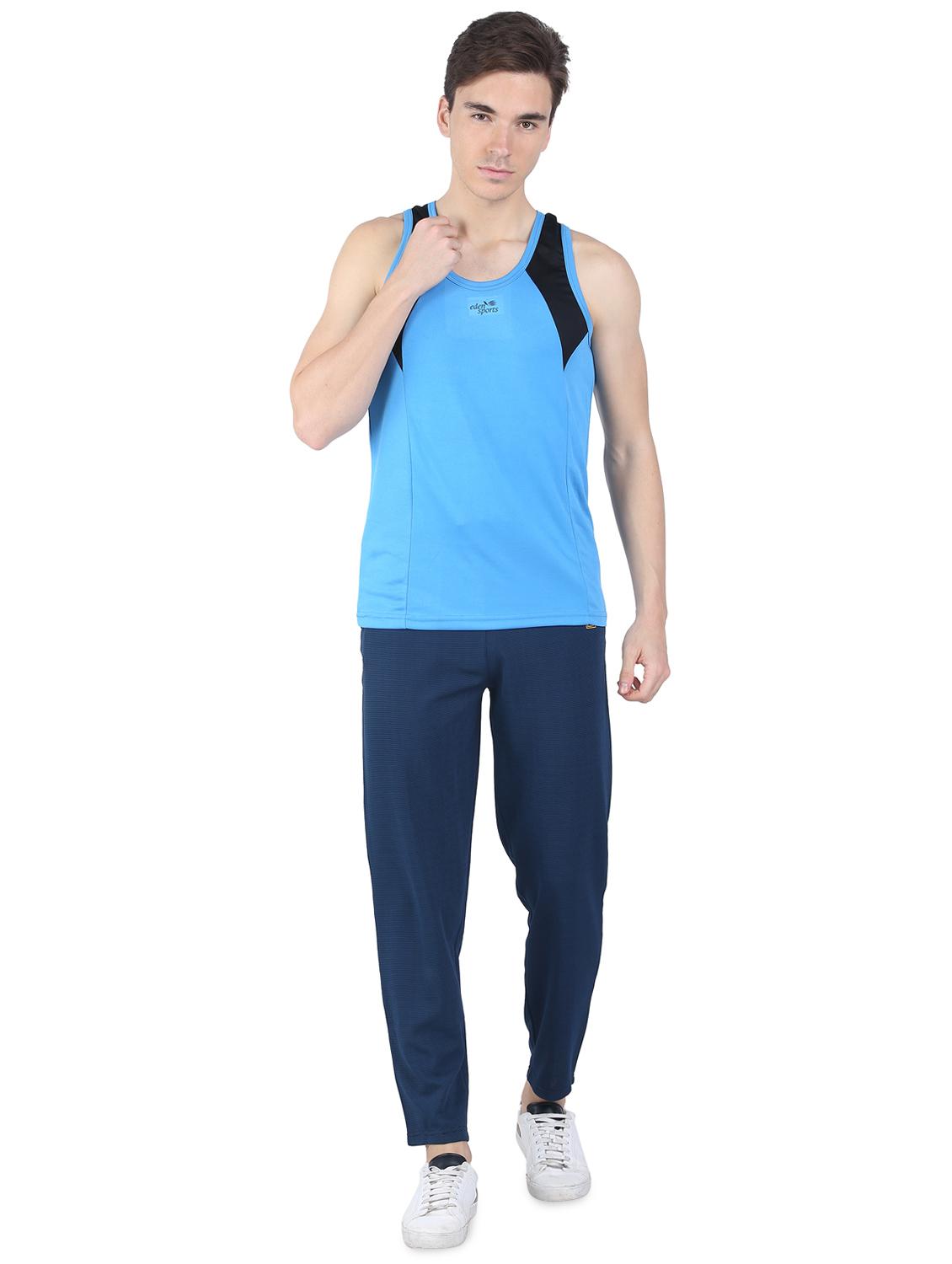 dark blue striped ankle length track pant - 16730999 - Zoom Image - 4