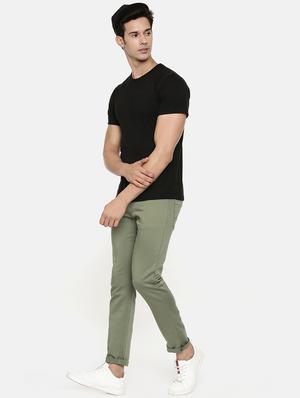 green solid plain jean - 16734699 - Standard Image - 4