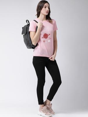 crew neck quirky printed tee - 16735520 - Standard Image - 4