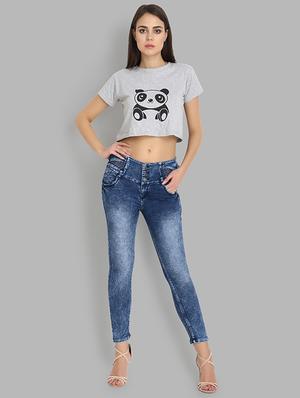 high rise button detail jean - 16737061 - Standard Image - 4