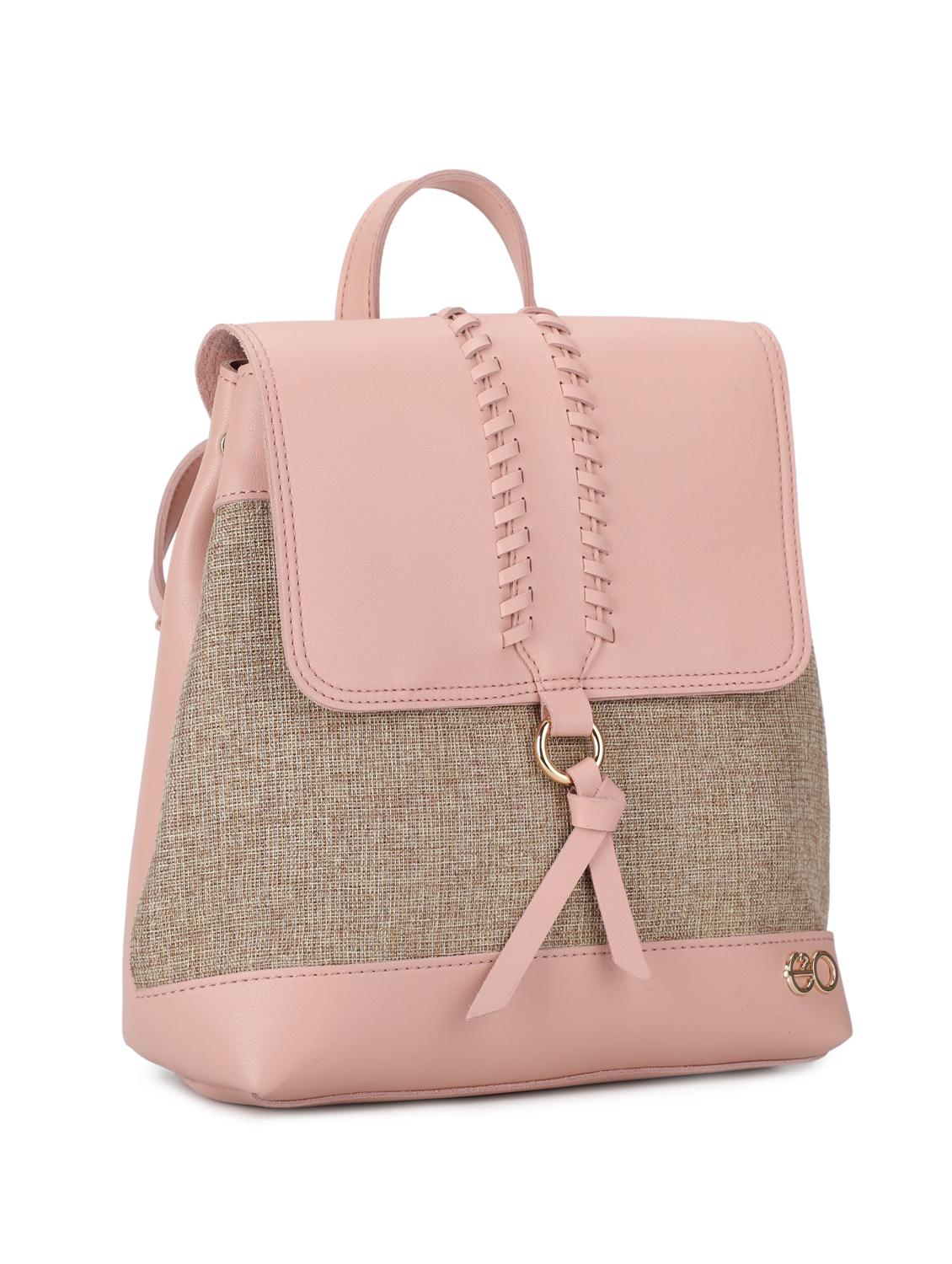 pink leatherette (pu) regular backpack - 16737960 - Zoom Image - 4