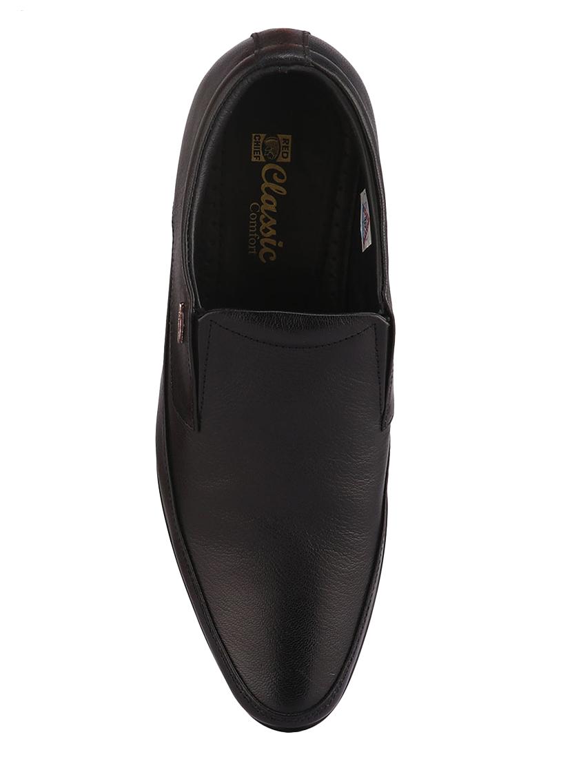 black leather slip ons - 16741372 - Zoom Image - 4