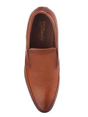 tan leather slip ons - 16741373 - Standard Image - 4