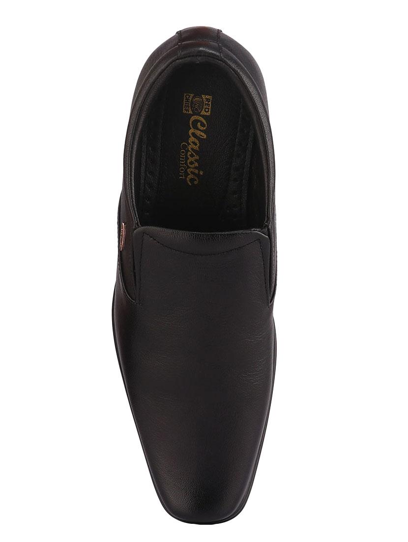 black leather slip ons - 16741375 - Zoom Image - 4