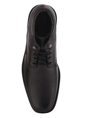 black leather lace-up derbys - 16741377 - Standard Image - 4