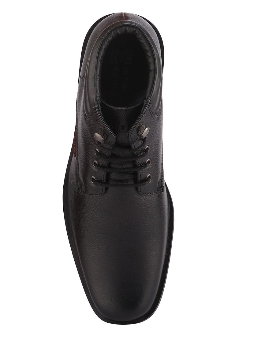 black leather lace-up derbys - 16741377 - Zoom Image - 4
