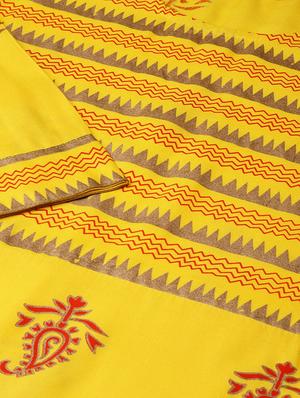gold printed kurta palazzo set - 16741937 - Standard Image - 4