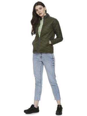 long sleeved pocket detail padded jacket - 16741979 - Standard Image - 4