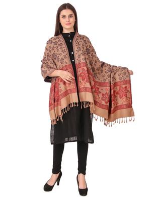 floral woolen shawl - 16742055 - Standard Image - 4