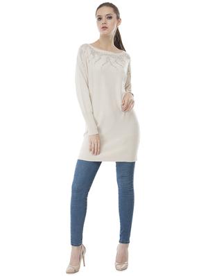 boat neck embellished pullover - 16743474 - Standard Image - 4