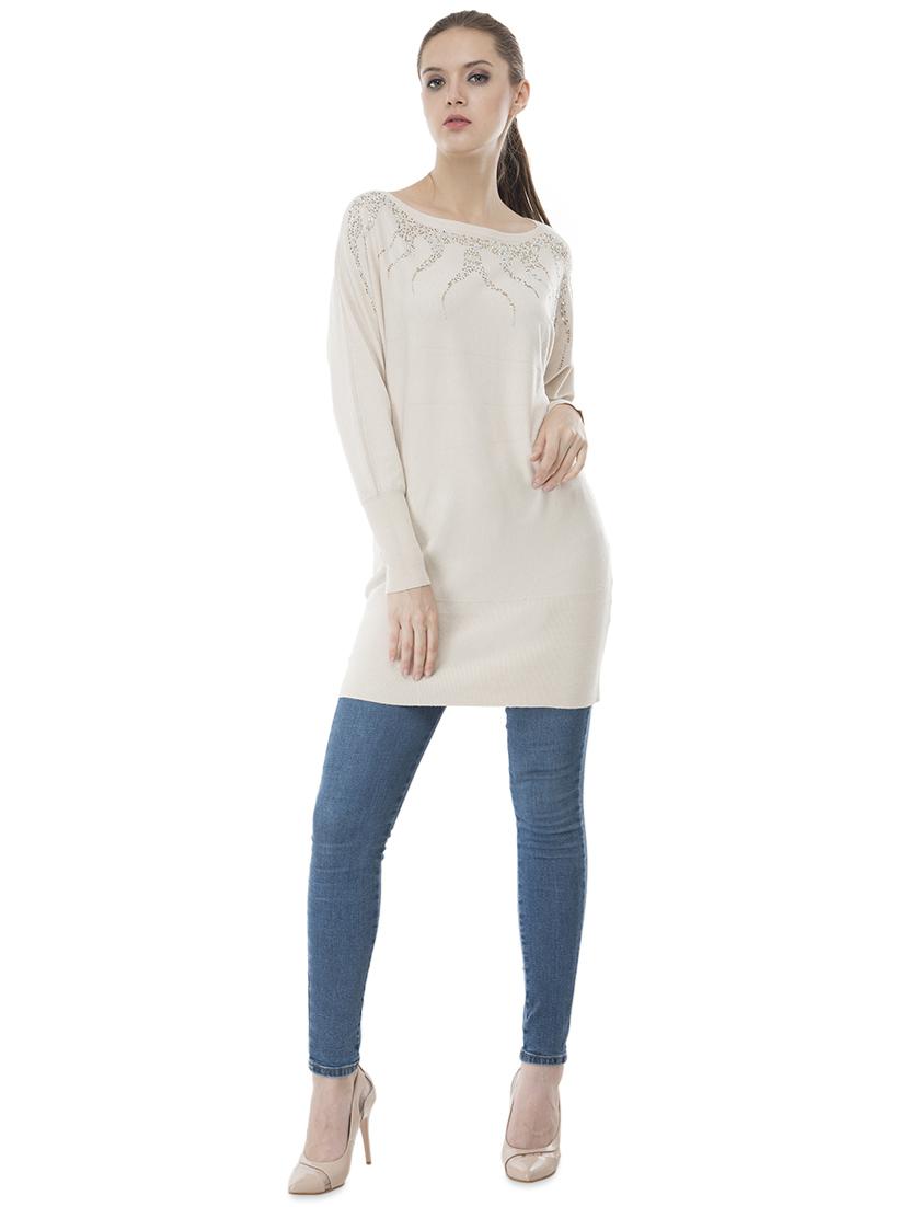 boat neck embellished pullover - 16743474 - Zoom Image - 4