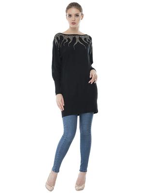 boat neck embellished pullover - 16743475 - Standard Image - 4