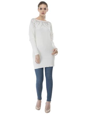 boat neck embellished pullover - 16743476 - Standard Image - 4
