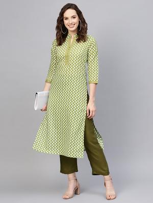 paisley straight kurta - 16743897 - Standard Image - 4