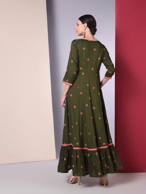 tiered kurta legging set - 16744825 - Standard Image - 4