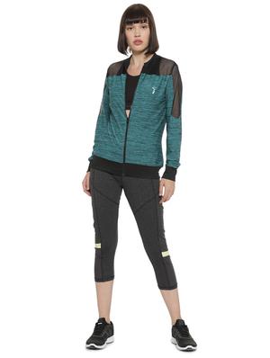sheer panel zip up jacket - 16746434 - Standard Image - 4
