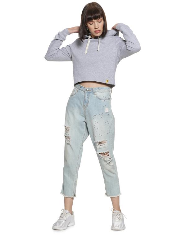 long sleeved hooded sweatshirt - 16746460 - Zoom Image - 4