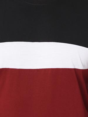 red color block t-shirt - 16749466 - Standard Image - 4