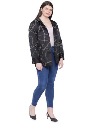long sleeved chain print blazer - 16750743 - Standard Image - 4