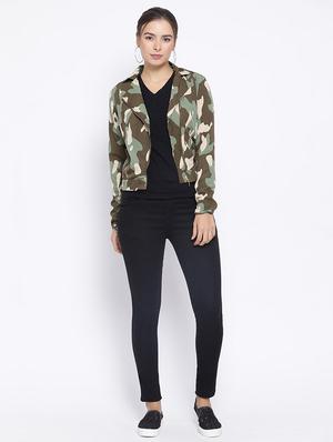 shirt collar camouflage jacket - 16750777 - Standard Image - 4